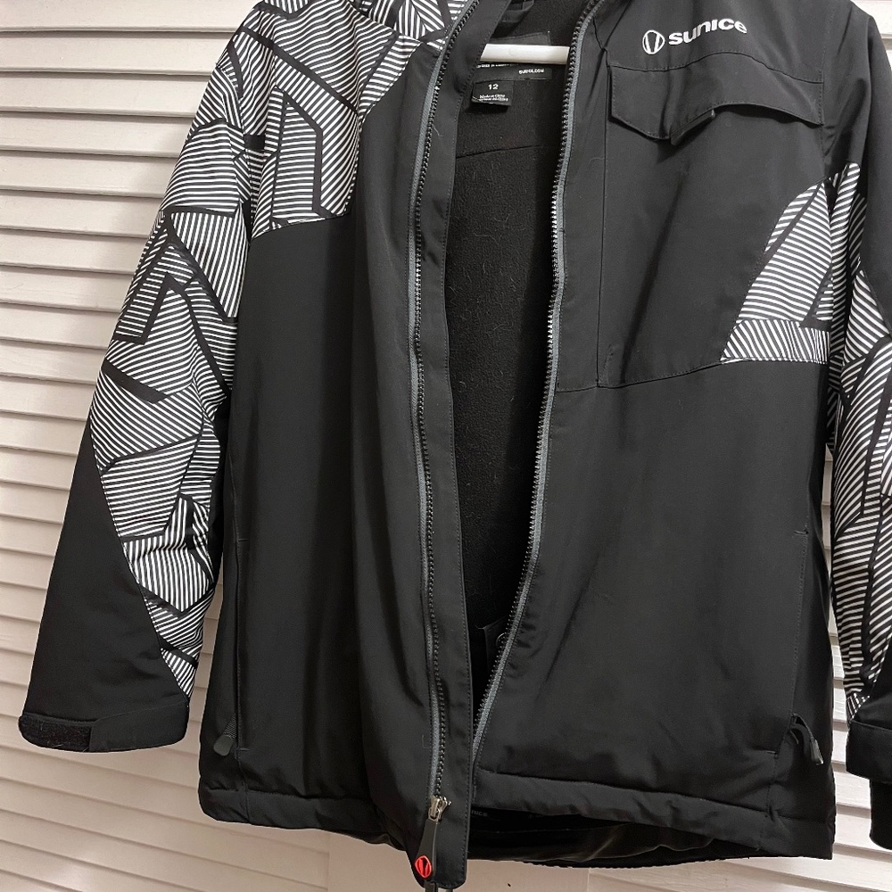 Size 12 girls winter/ski jacket with hood